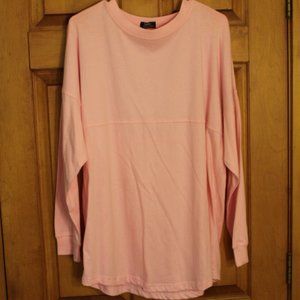 NWOT -Pink Long Sleeve Women's T- Shirt by MSC Mainstreet Collection - Size L